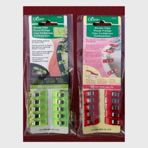 Clover Wonder Clips Red and Green